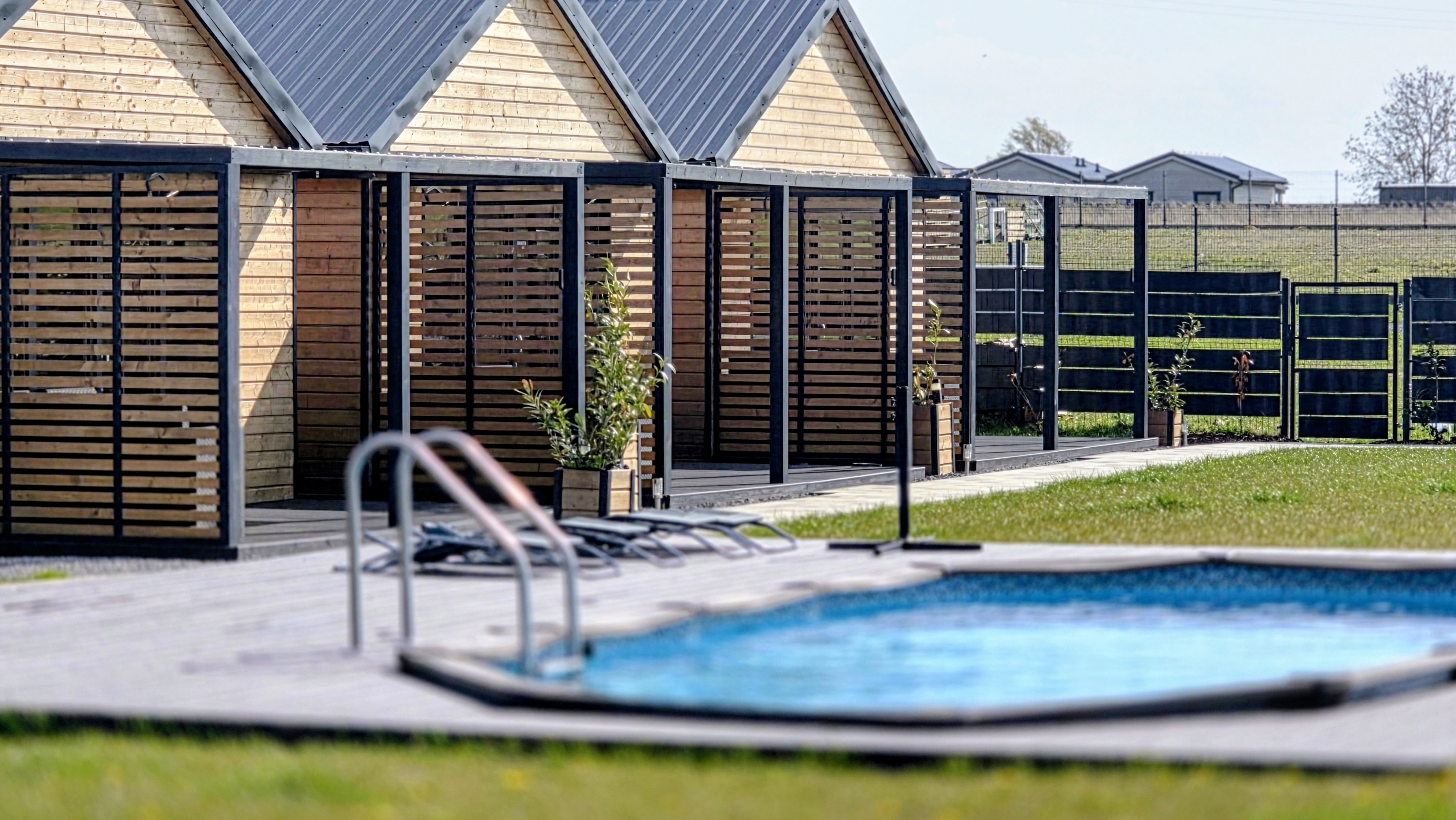 Poolbereich bei Domki RELAXO Rewal